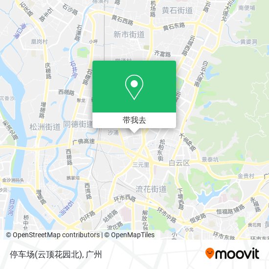 停车场(云顶花园北)地图