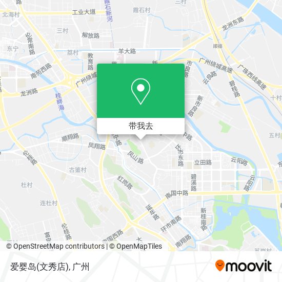 爱婴岛(文秀店)地图