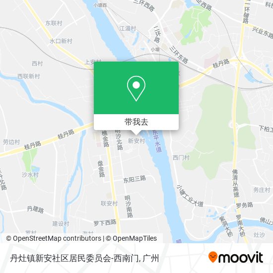 丹灶镇新安社区居民委员会-西南门地图
