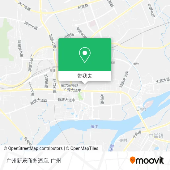 广州新乐商务酒店地图