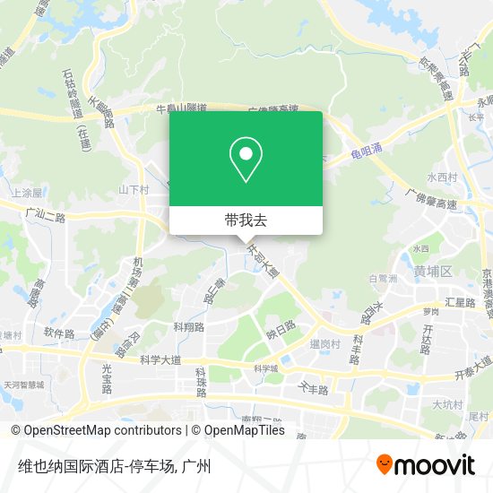 维也纳国际酒店-停车场地图