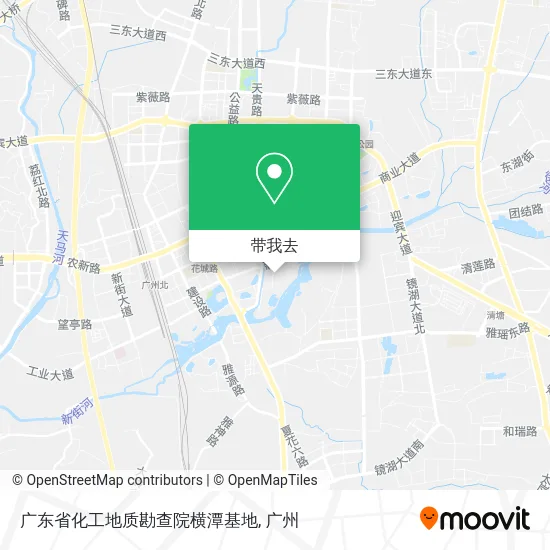 广东省化工地质勘查院横潭基地地图