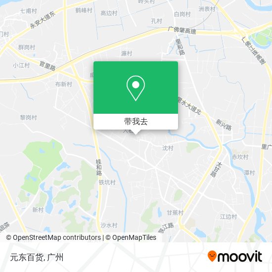 元东百货地图
