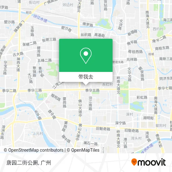 唐园二街公厕地图