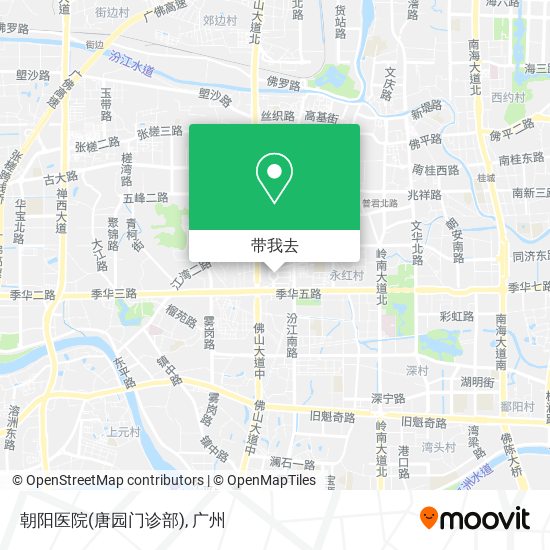 朝阳医院(唐园门诊部)地图