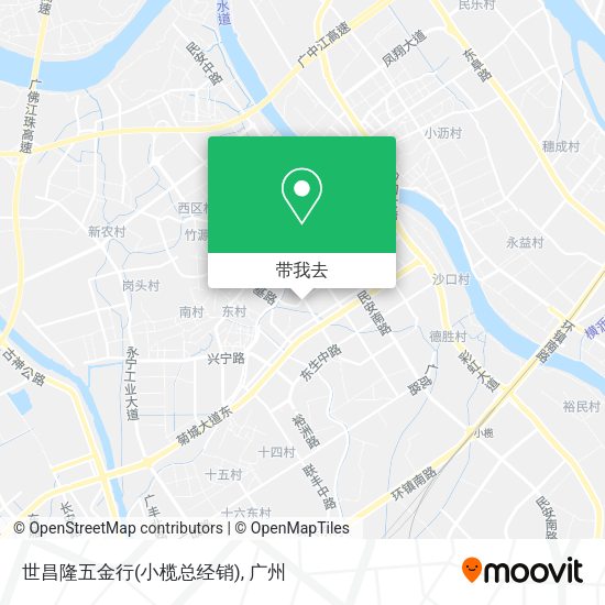 世昌隆五金行(小榄总经销)地图