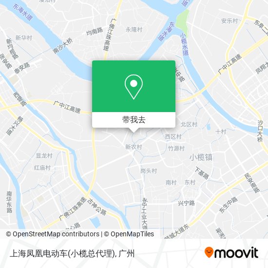 上海凤凰电动车(小榄总代理)地图