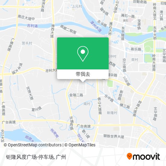 钜隆风度广场-停车场地图