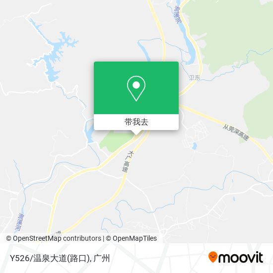 Y526/温泉大道(路口)地图