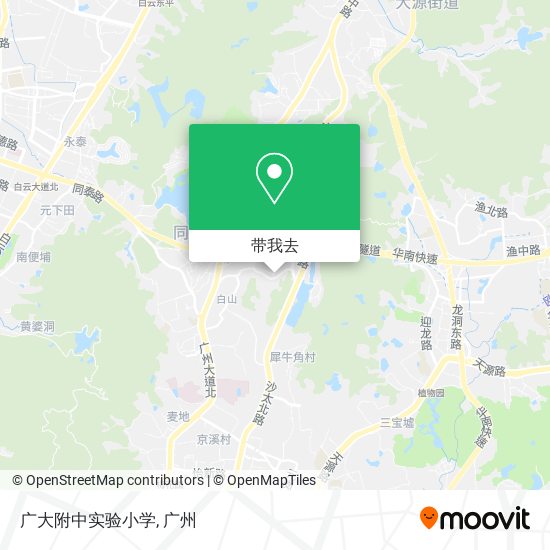 广大附中实验小学地图