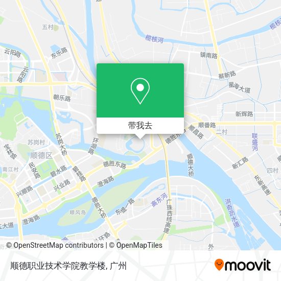 顺德职业技术学院教学楼地图