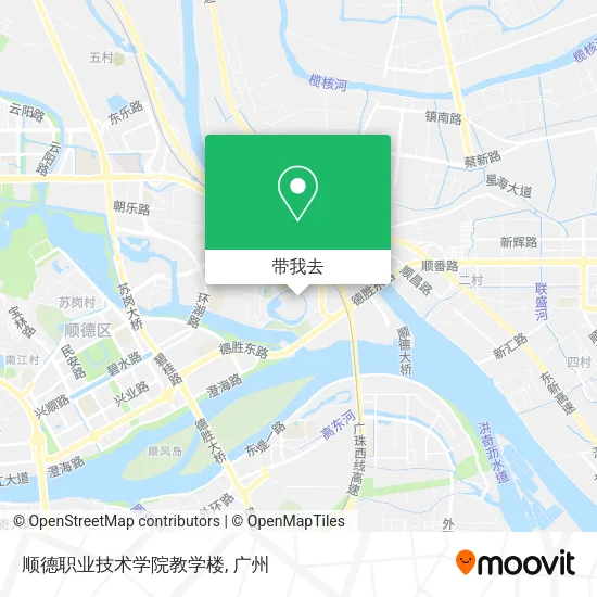 顺德职业技术学院教学楼地图