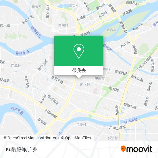 Ku酷服饰地图