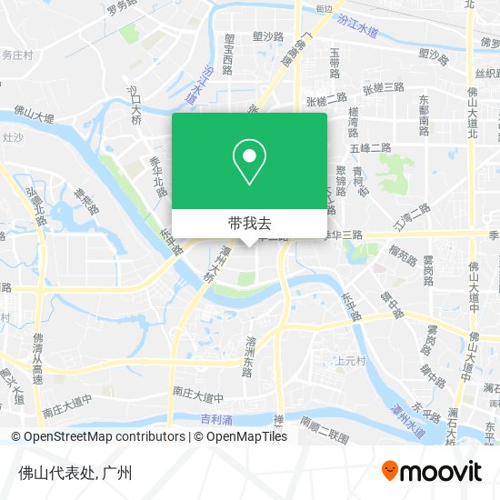 佛山代表处地图