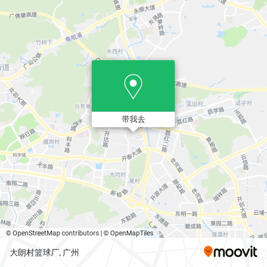 大朗村篮球厂地图