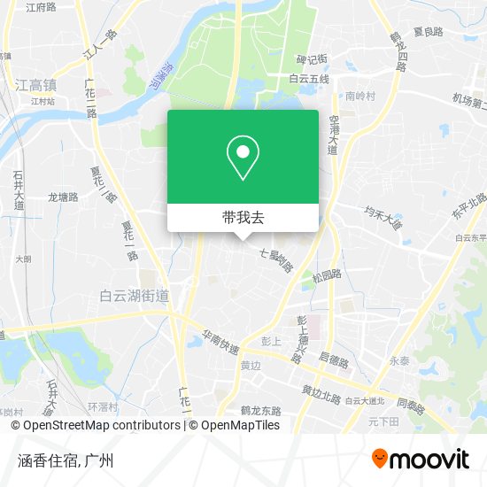 涵香住宿地图