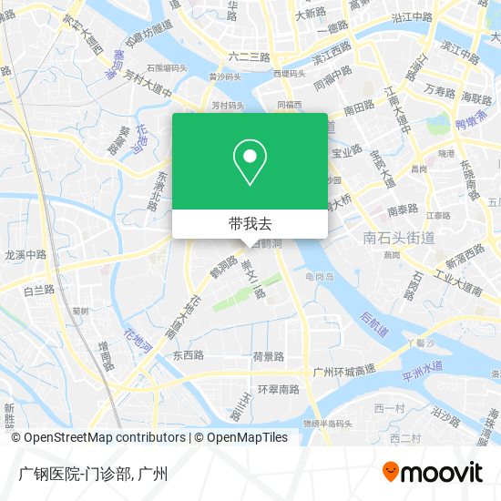广钢医院-门诊部地图