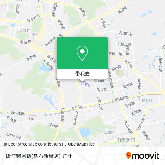 隆江猪脚饭(乌石新街店)地图