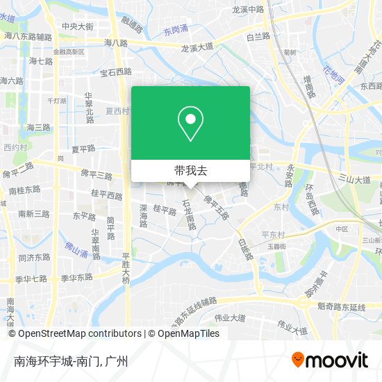 南海环宇城-南门地图