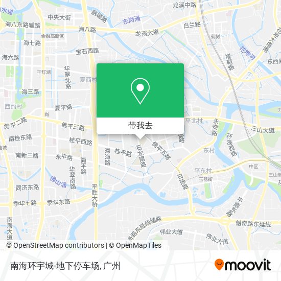 南海环宇城-地下停车场地图