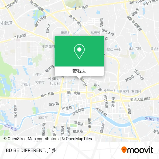 BD BE DIFFERENT地图