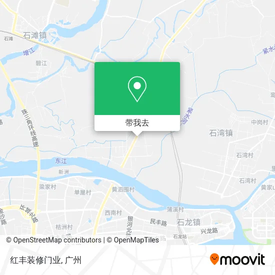 红丰装修门业地图