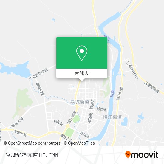 富城华府-东南1门地图