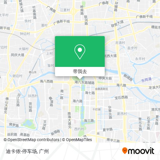迪卡侬-停车场地图