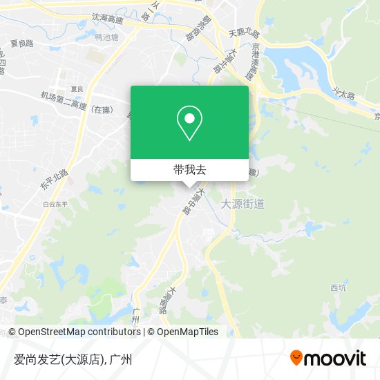 爱尚发艺(大源店)地图