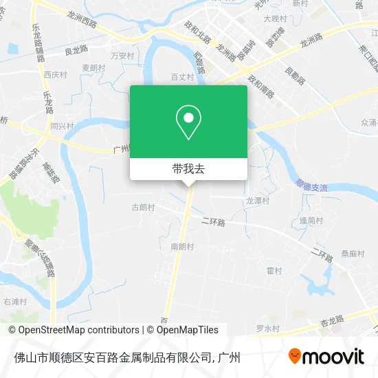 佛山市顺德区安百路金属制品有限公司地图