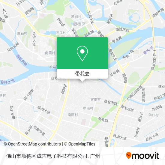佛山市顺德区成吉电子科技有限公司地图