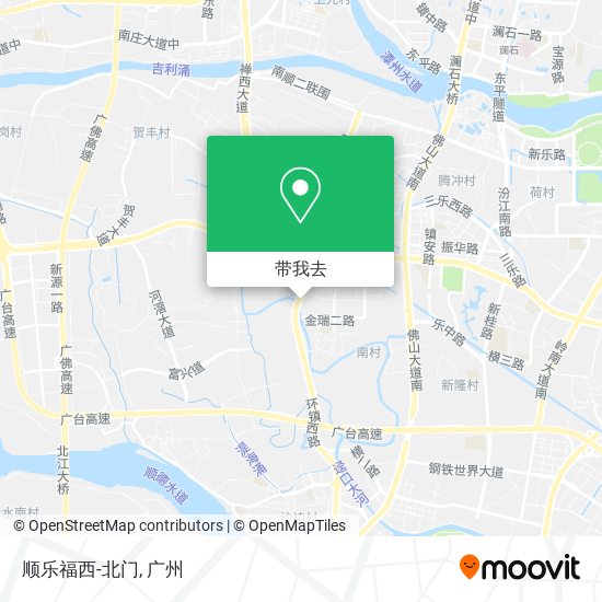 顺乐福西-北门地图