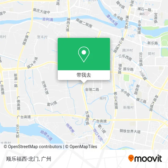 顺乐福西-北门地图