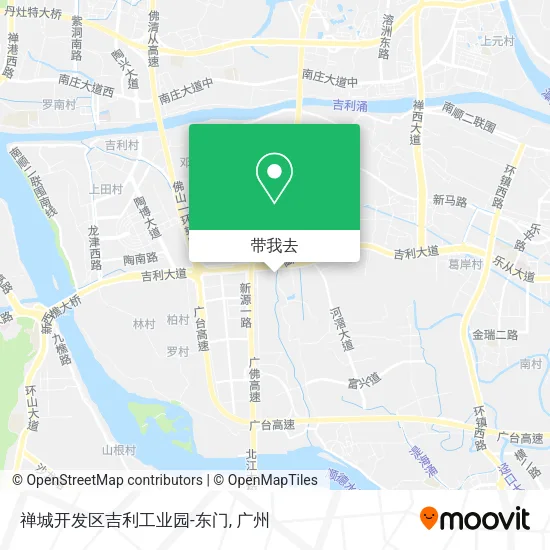 禅城开发区吉利工业园-东门地图