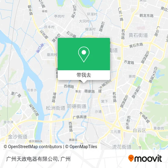 广州天政电器有限公司地图