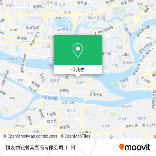 恒发仿瓷餐具贸易有限公司地图