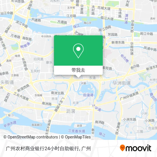 广州农村商业银行24小时自助银行地图