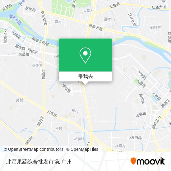 北滘果蔬综合批发市场地图