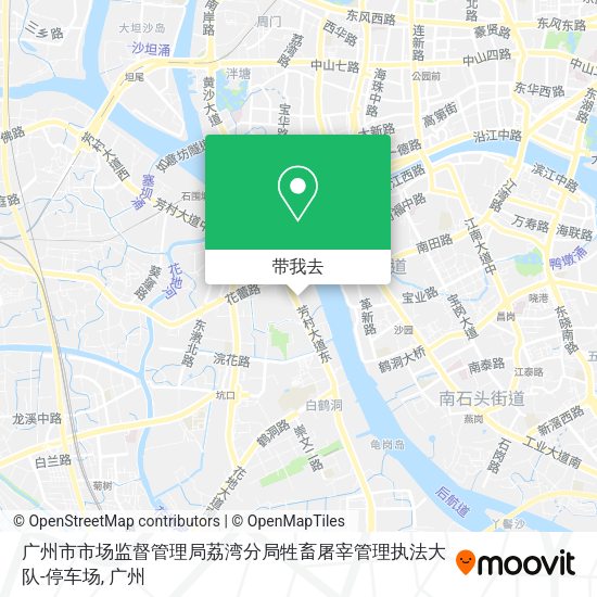 广州市市场监督管理局荔湾分局牲畜屠宰管理执法大队-停车场地图