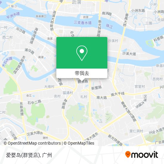 爱婴岛(群贤店)地图