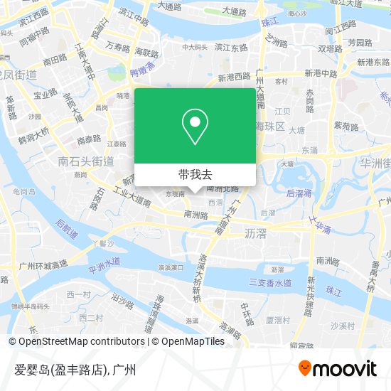 爱婴岛(盈丰路店)地图