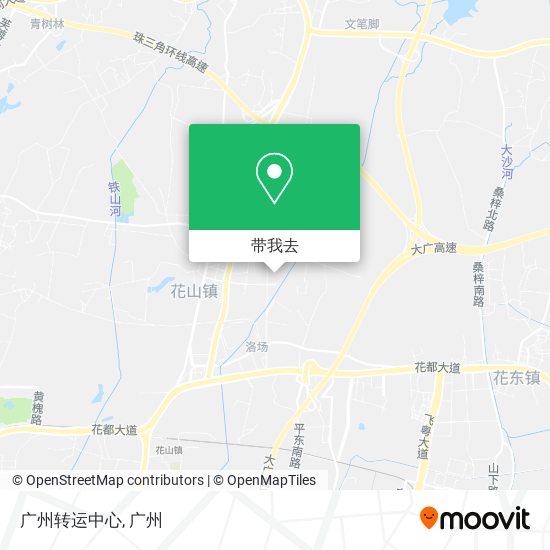 广州转运中心地图