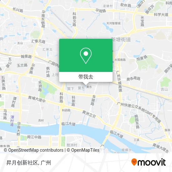 昇月创新社区地图