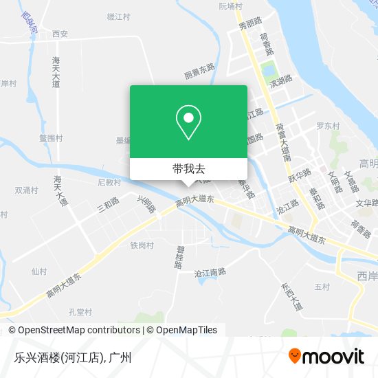 乐兴酒楼(河江店)地图