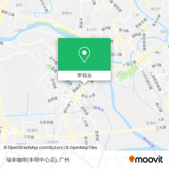 瑞幸咖啡(丰明中心店)地图