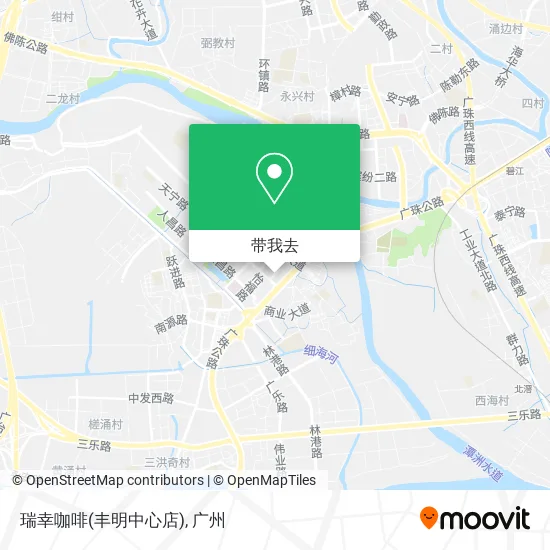 瑞幸咖啡(丰明中心店)地图