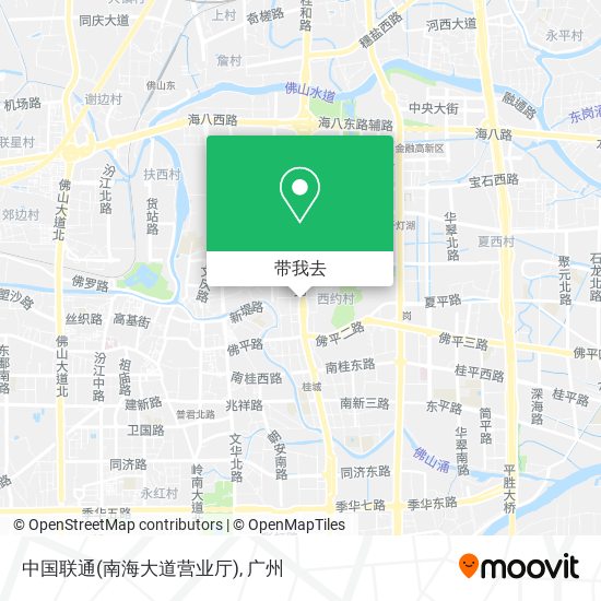 中国联通(南海大道营业厅)地图