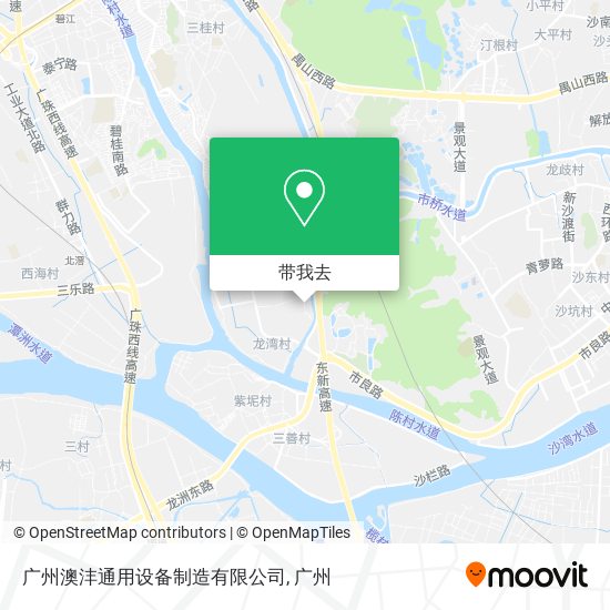 广州澳沣通用设备制造有限公司地图