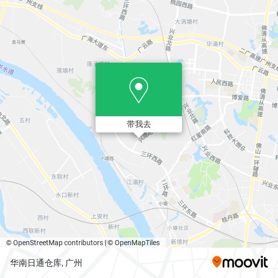 华南日通仓库地图