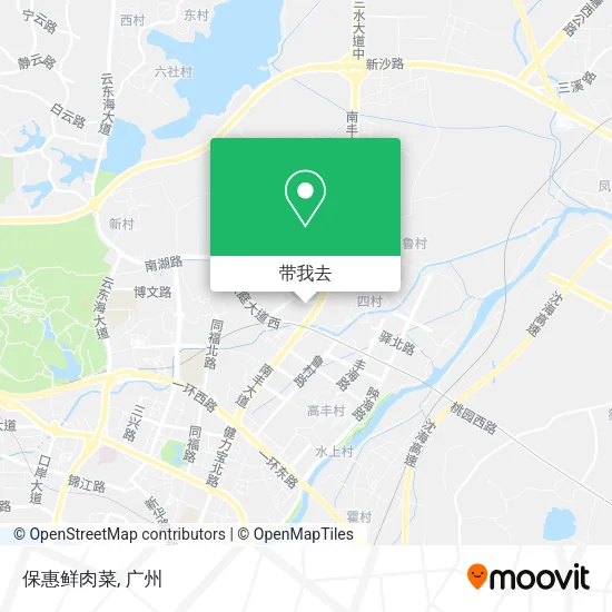保惠鲜肉菜地图